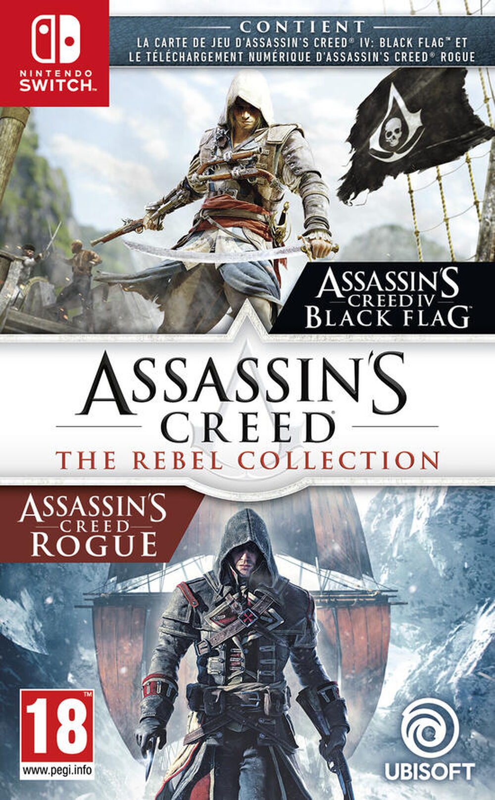 Assassin's Creed Black Flag + Rogue Remastered - Occasion SWITCH