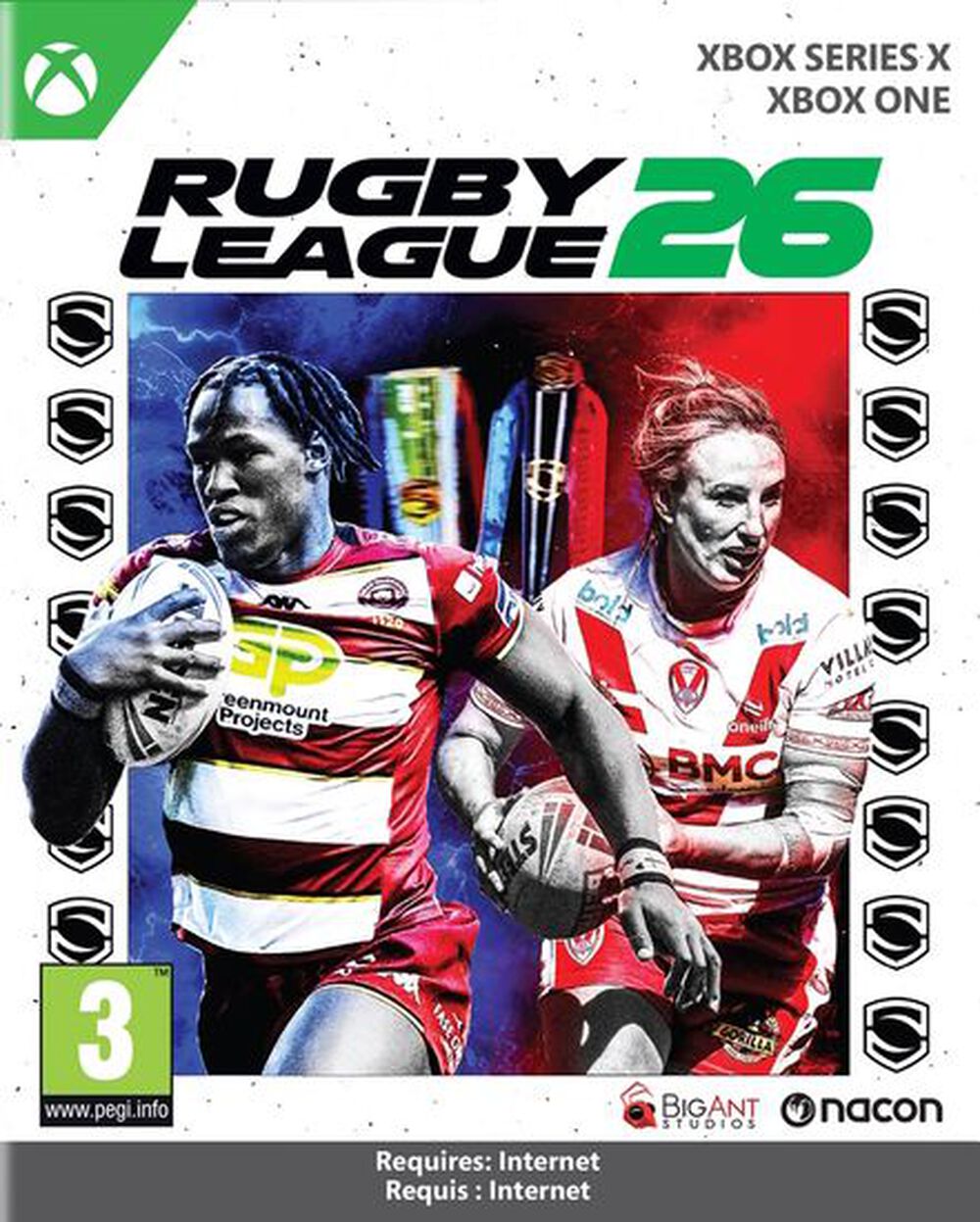 Pochette avant du jeu Rugby League 26 XBOX SERIES X
