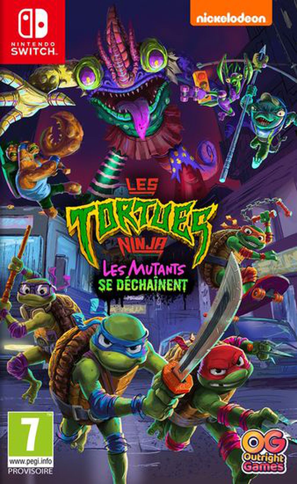 Les Tortues Ninja Les Mutants Se Déchaînent - Occasion SWITCH