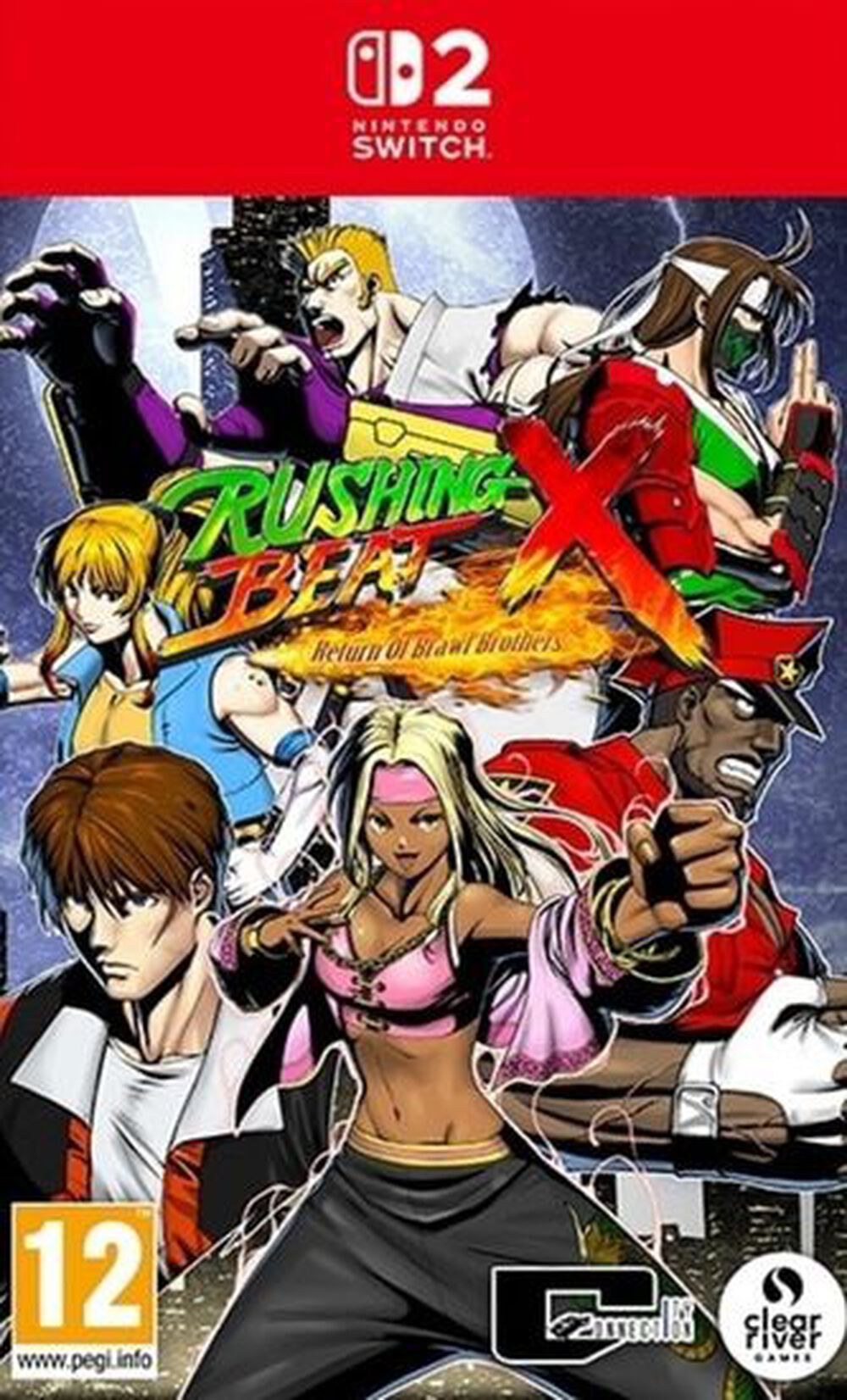 Pochette avant du jeu Rushing Beat X Return Of The Brawl Brothers 