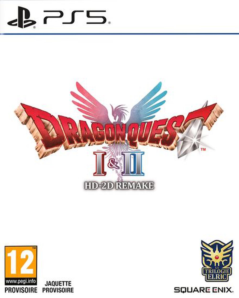 Pochette avant du jeu Dragon Quest I & II HD-2D Remake Edition PS5