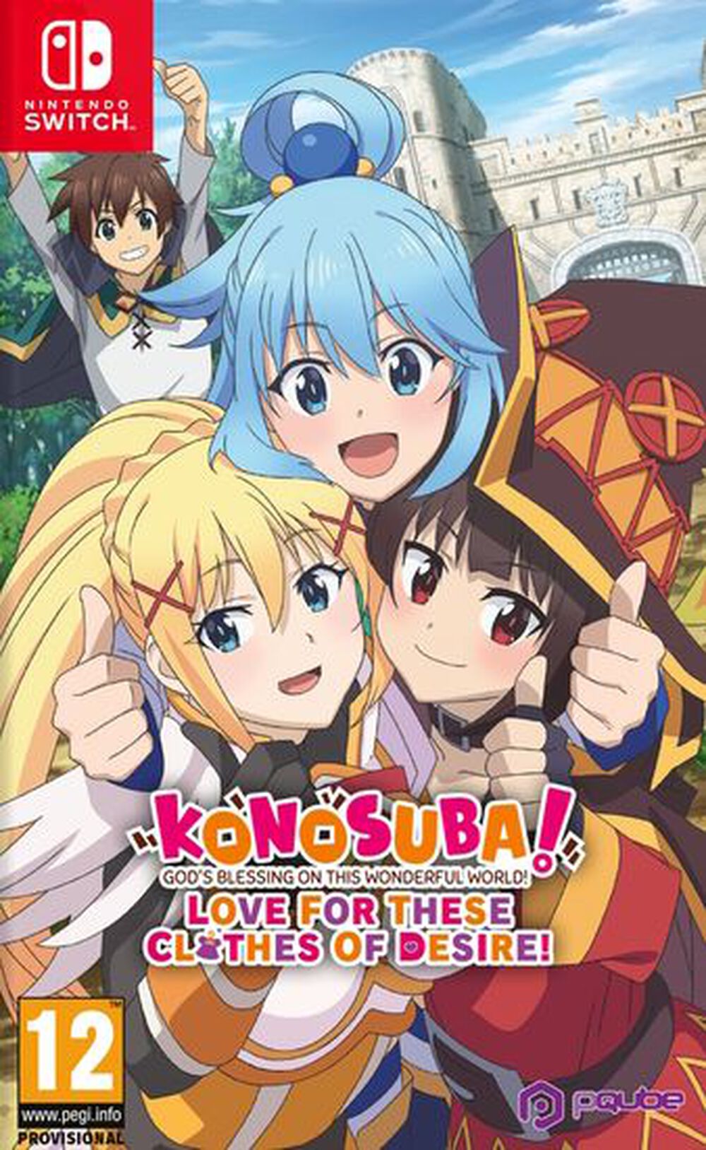 Pochette avant du jeu Konosuba God's Blessing On This Wonderful World! Love For These Clothes Of Desir SWITCH