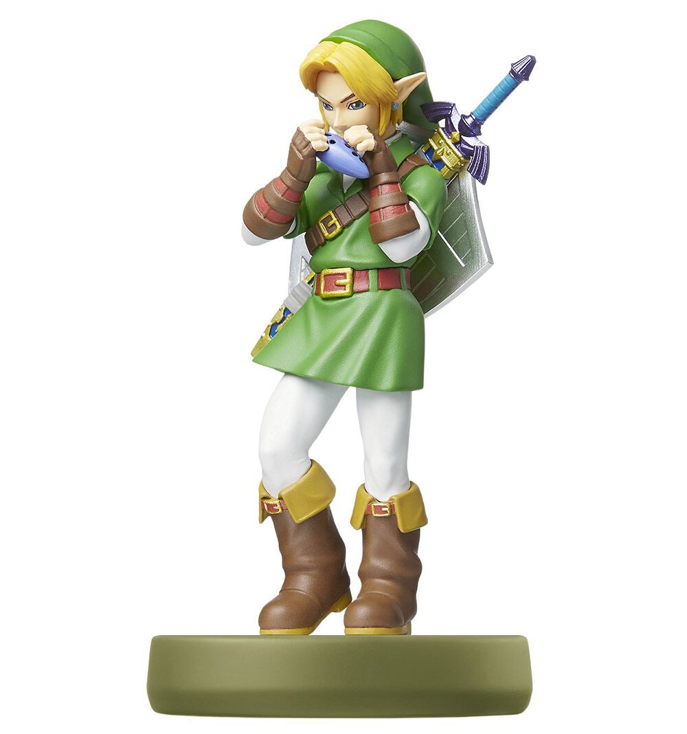 Figurine+Amiibo+Zelda+Link+Ocarina+Of+Time
