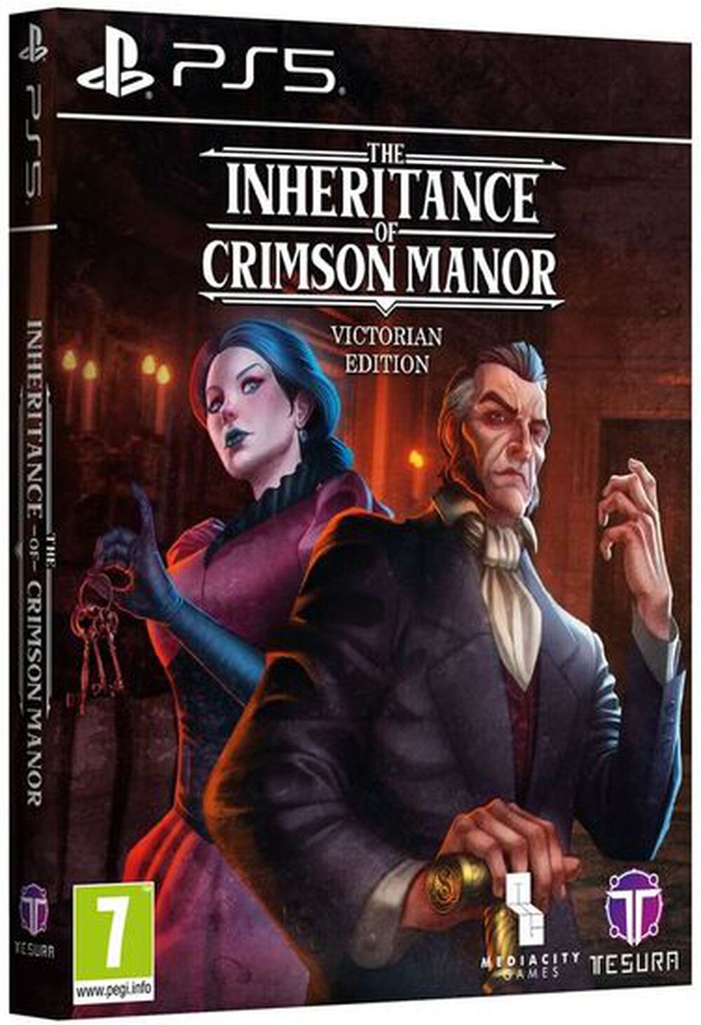 Pochette avant du jeu The Inheritance Of Crimson Manor Victorian Edition PS5