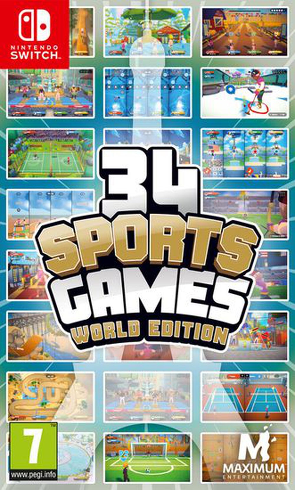 Pochette avant du jeu 34 Sports Games World Edition Nintendo Switch
