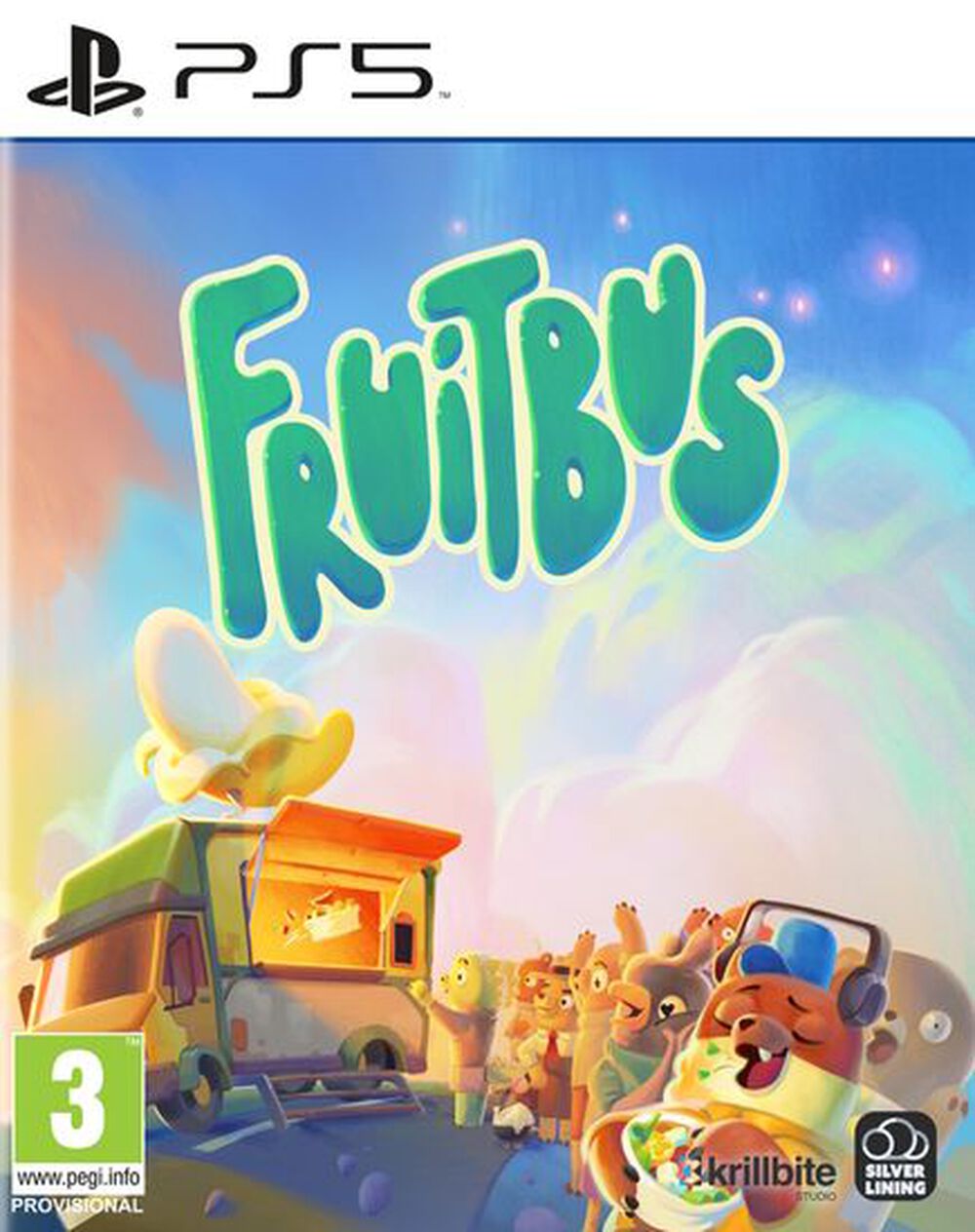 Pochette avant du jeu Fruitbus PS5