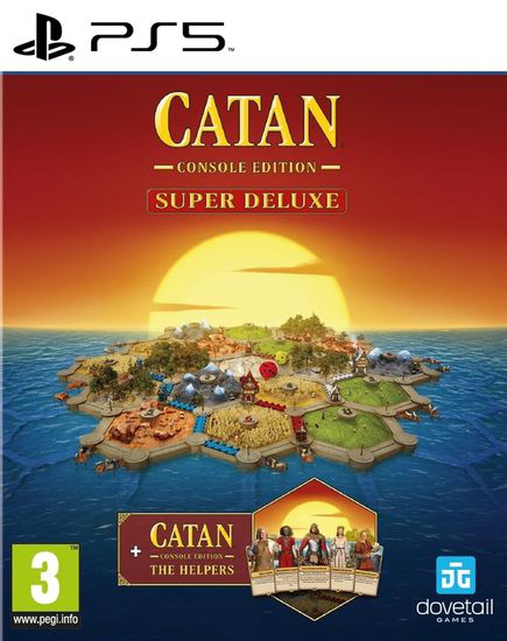 Pochette avant du jeu Catan Console Edition Super Deluxe PS5