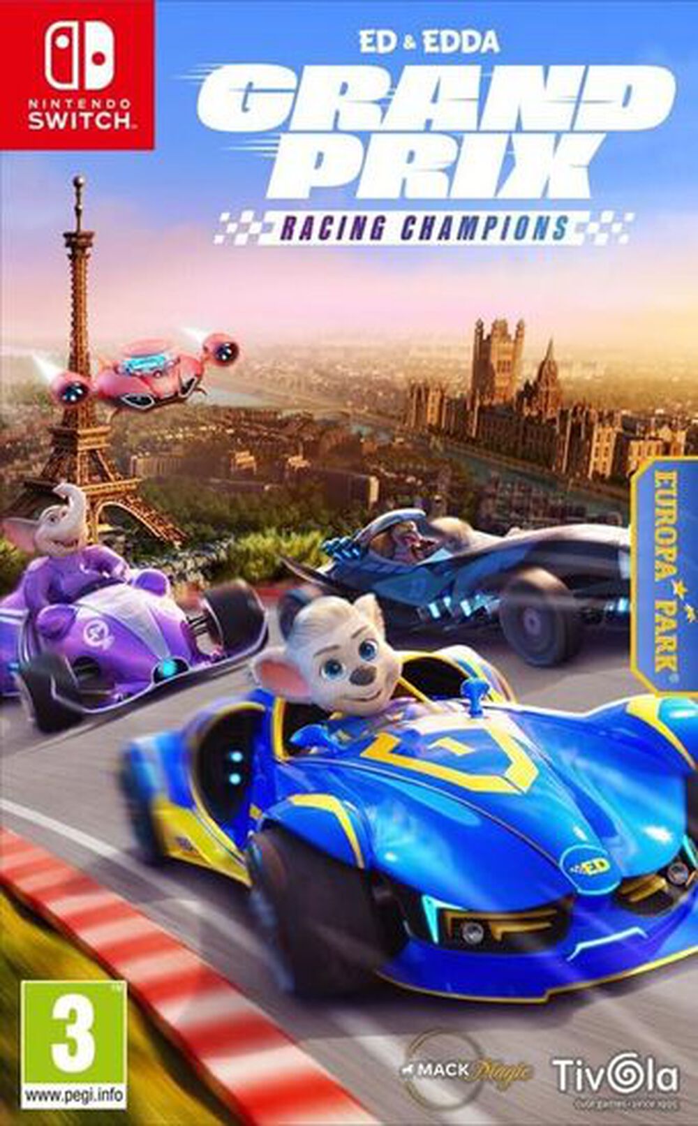 Pochette avant du jeu Ed & Edda: Grand Prix - Racing Champions Nintendo Switch