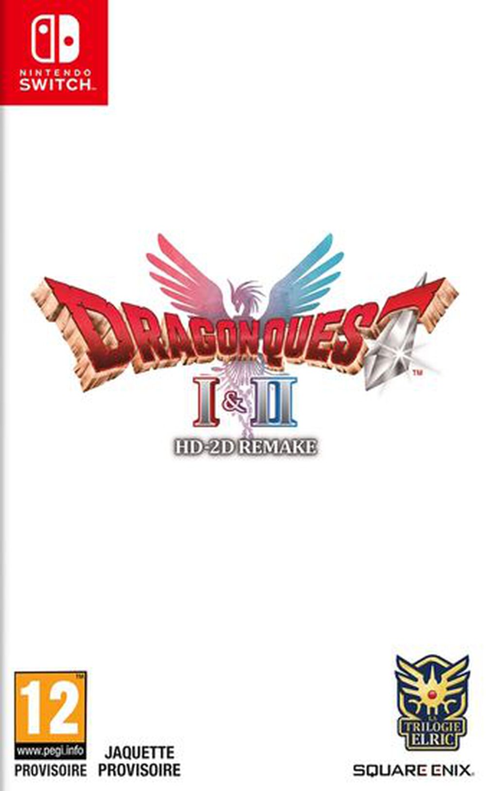 Pochette avant du jeu Dragon Quest I & II HD-2D Remake Edition Nintendo Switch