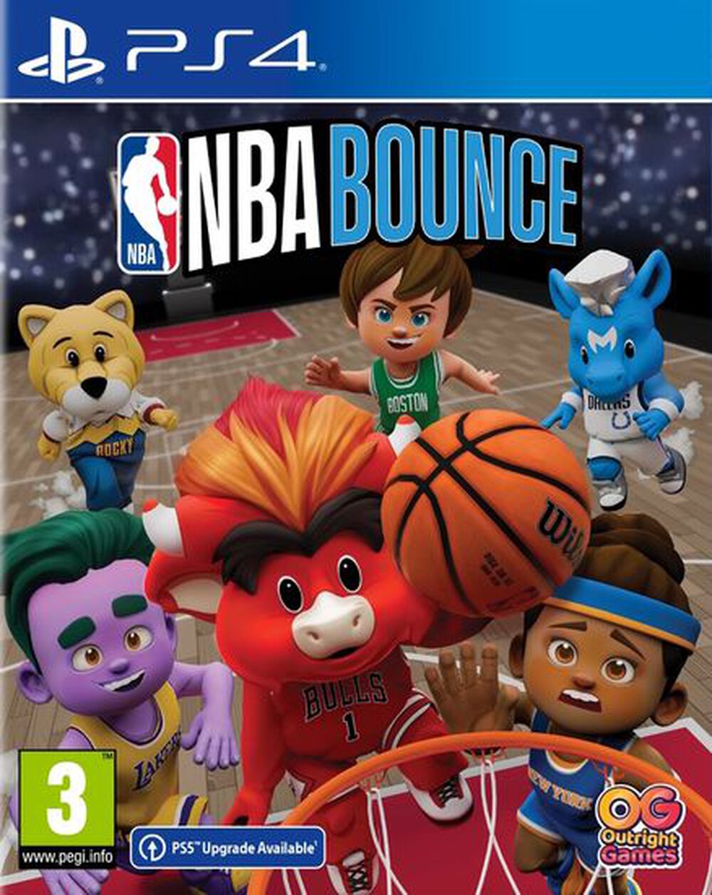 Pochette avant du jeu NBA Bounce PS4