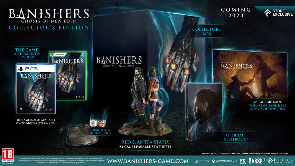 Pochette avant du jeu Banishers Ghosts Of New Eden Collector PS5