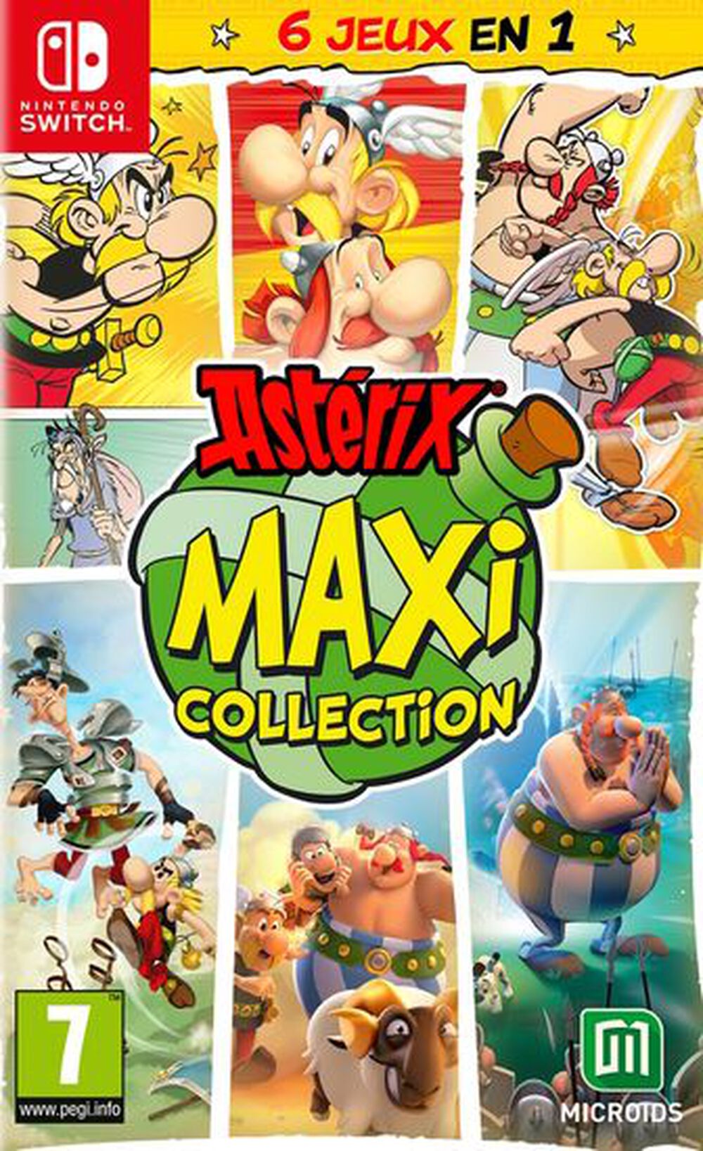 Pochette avant du jeu Asterix Maxi Collection (6 Jeux) SWITCH