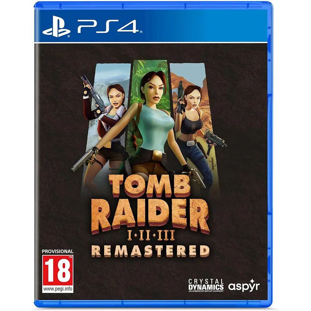 Pochette avant du jeu Tomb Raider I-III Remastered Starring Lara Croft PS4