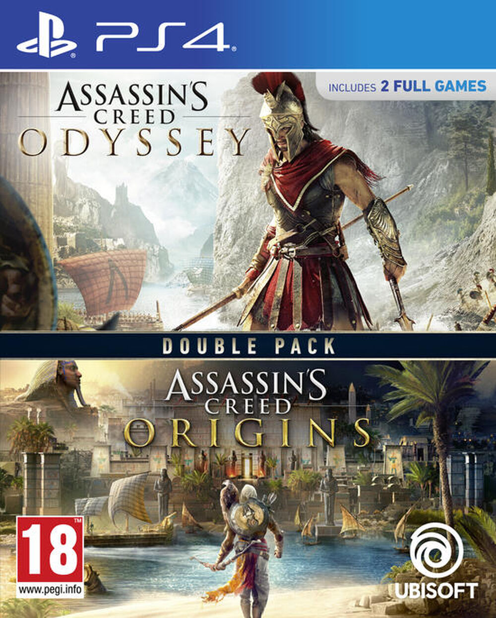 Compil Assassin's Creed Origins + Odyssey - Occasion PS4