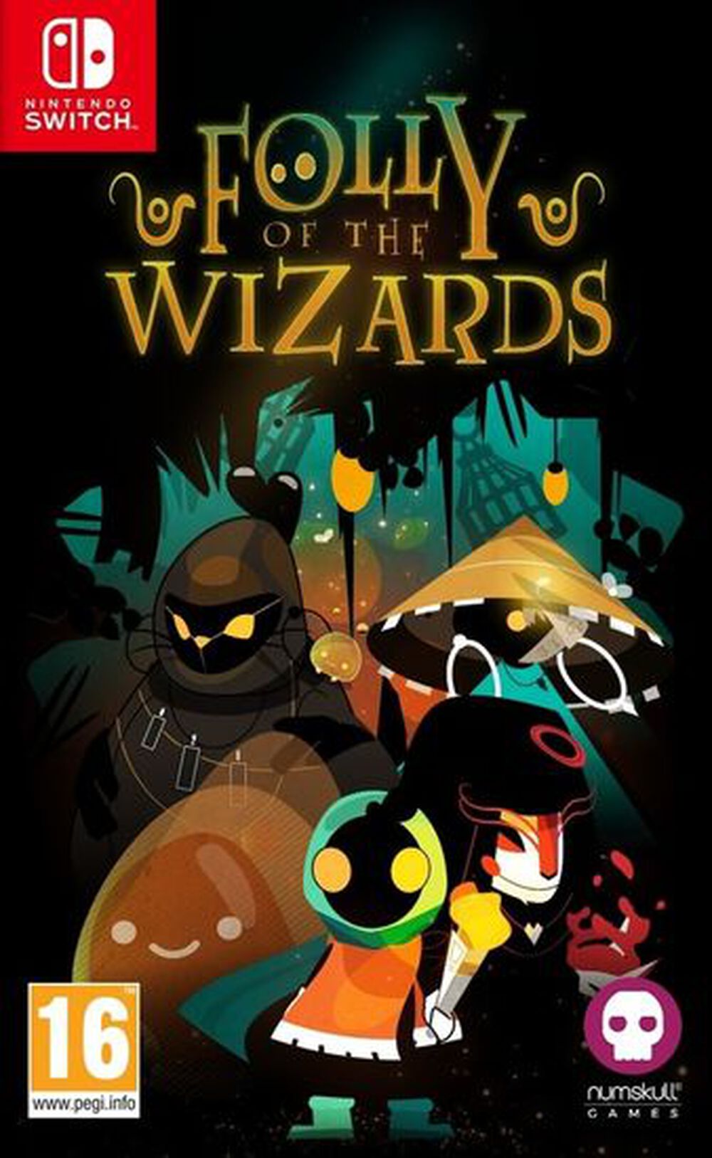 Pochette avant du jeu Folly Of The Wizards SWITCH