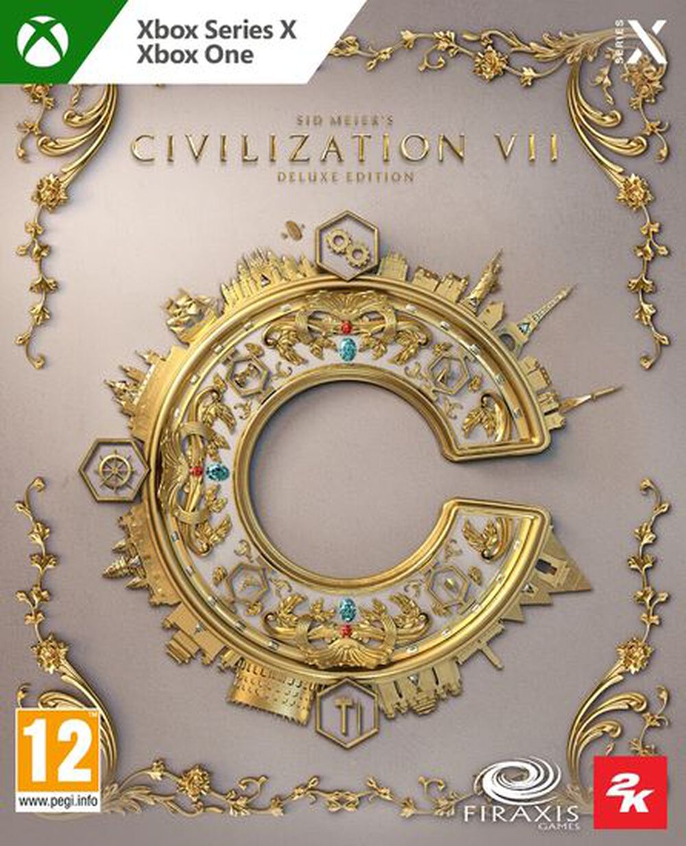 Pochette avant du jeu Sid Meier's Civilization VII Edition Deluxe Xbox