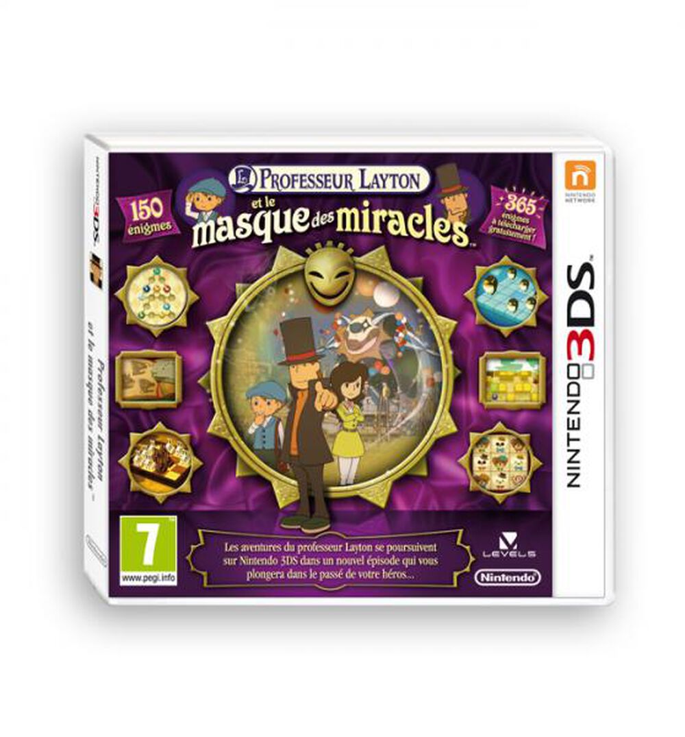 Professeur Layton Et Le Masque Des Miracles - Occasion 3DS