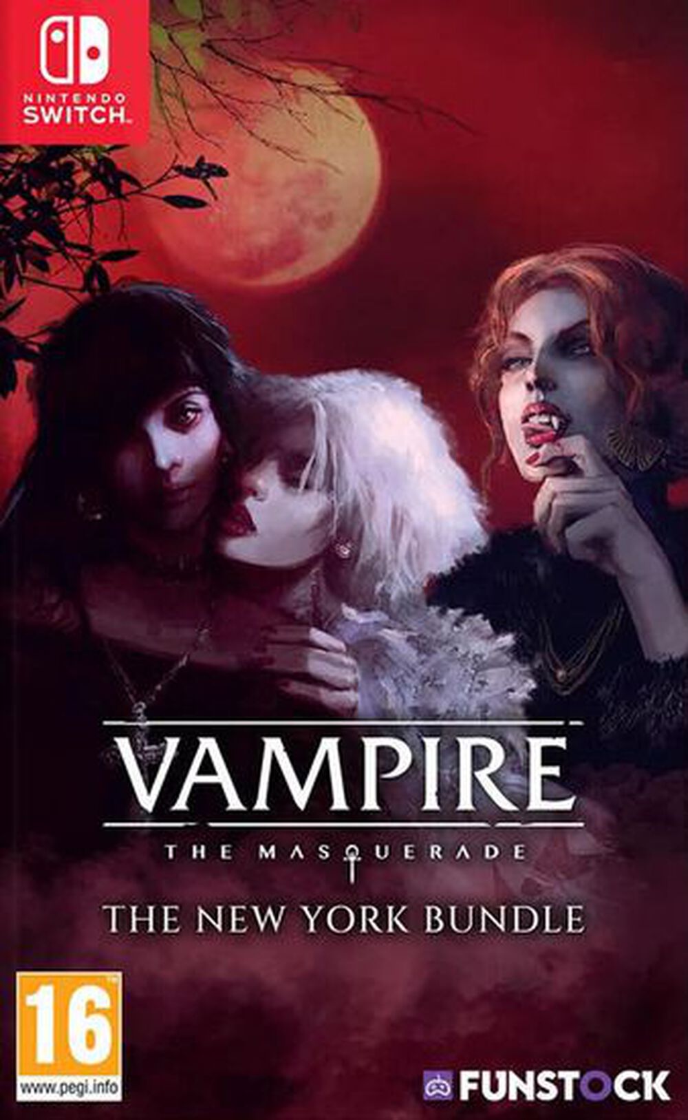 Pochette avant du jeu Vampire the Masquerade Coteries and Shadows of New York Collector Edition Nintendo Switch