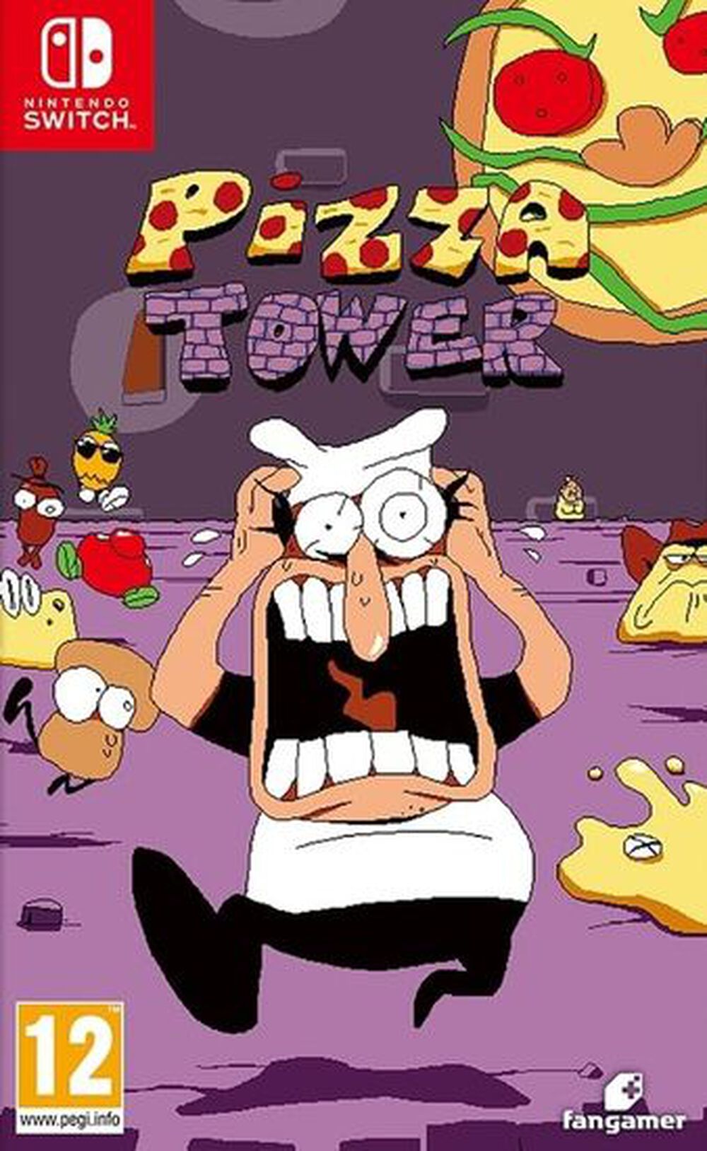 Pochette avant du jeu Pizza Tower Nintendo Switch