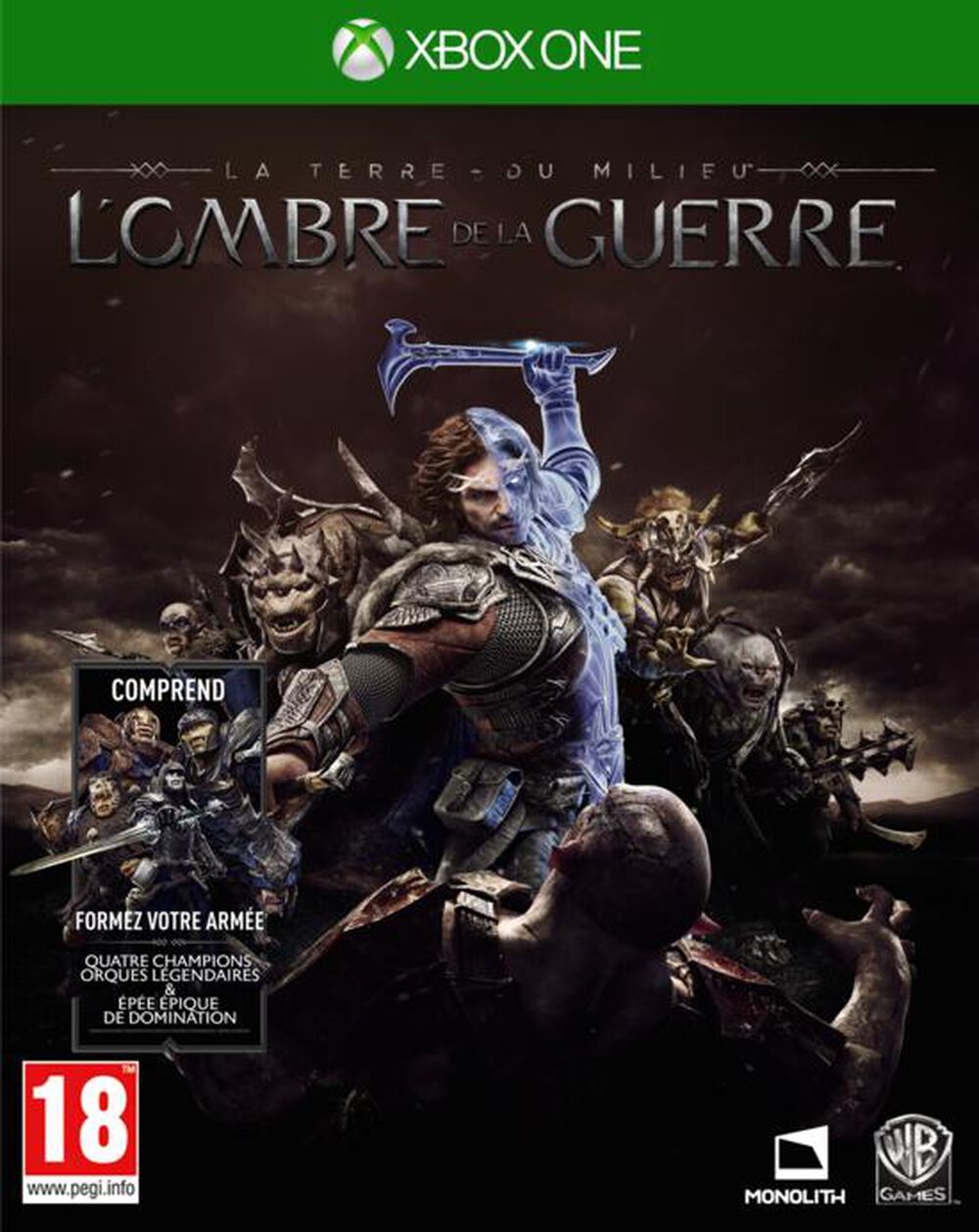 La Terre Du Milieu L'ombre De La Guerre - Occasion XBOXONE