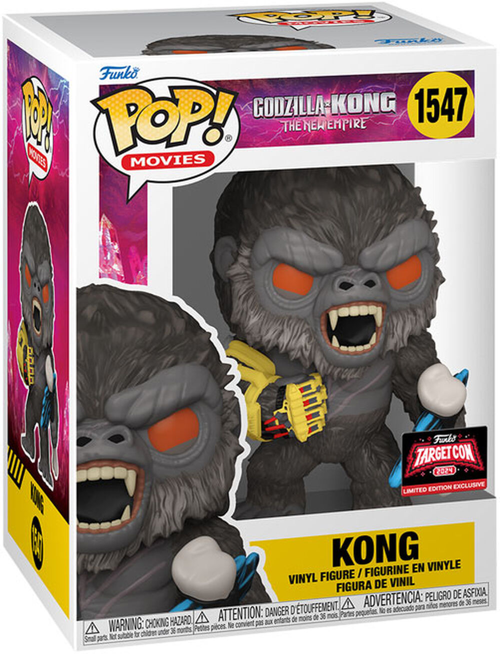 Figurine Funko Pop! N 1547 - Godzilla X Kong- Kong En Position De Combat