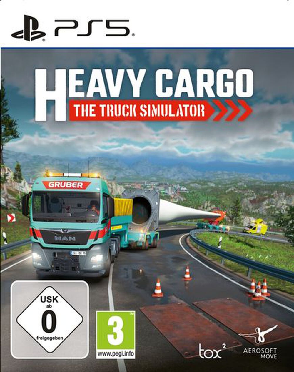 Pochette avant du jeu Heavy Cargo The Truck Simulator PS5
