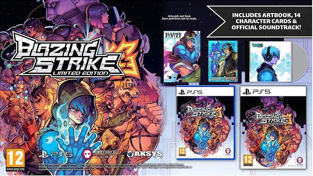 Pochette avant du jeu Blazing Strike Collector's Edition PS5