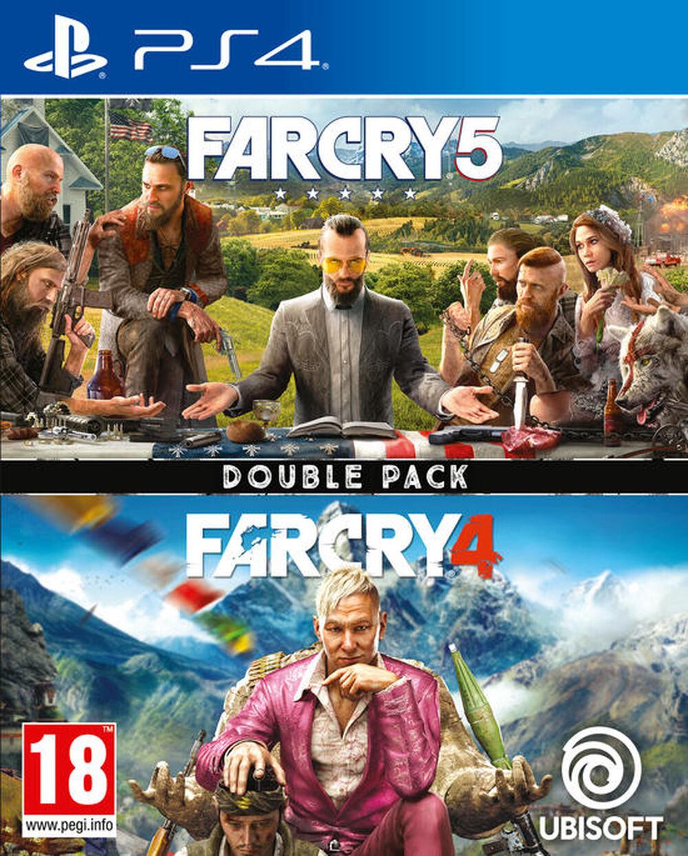 Compil Far Cry 4 + Far Cry 5 - Occasion PS4