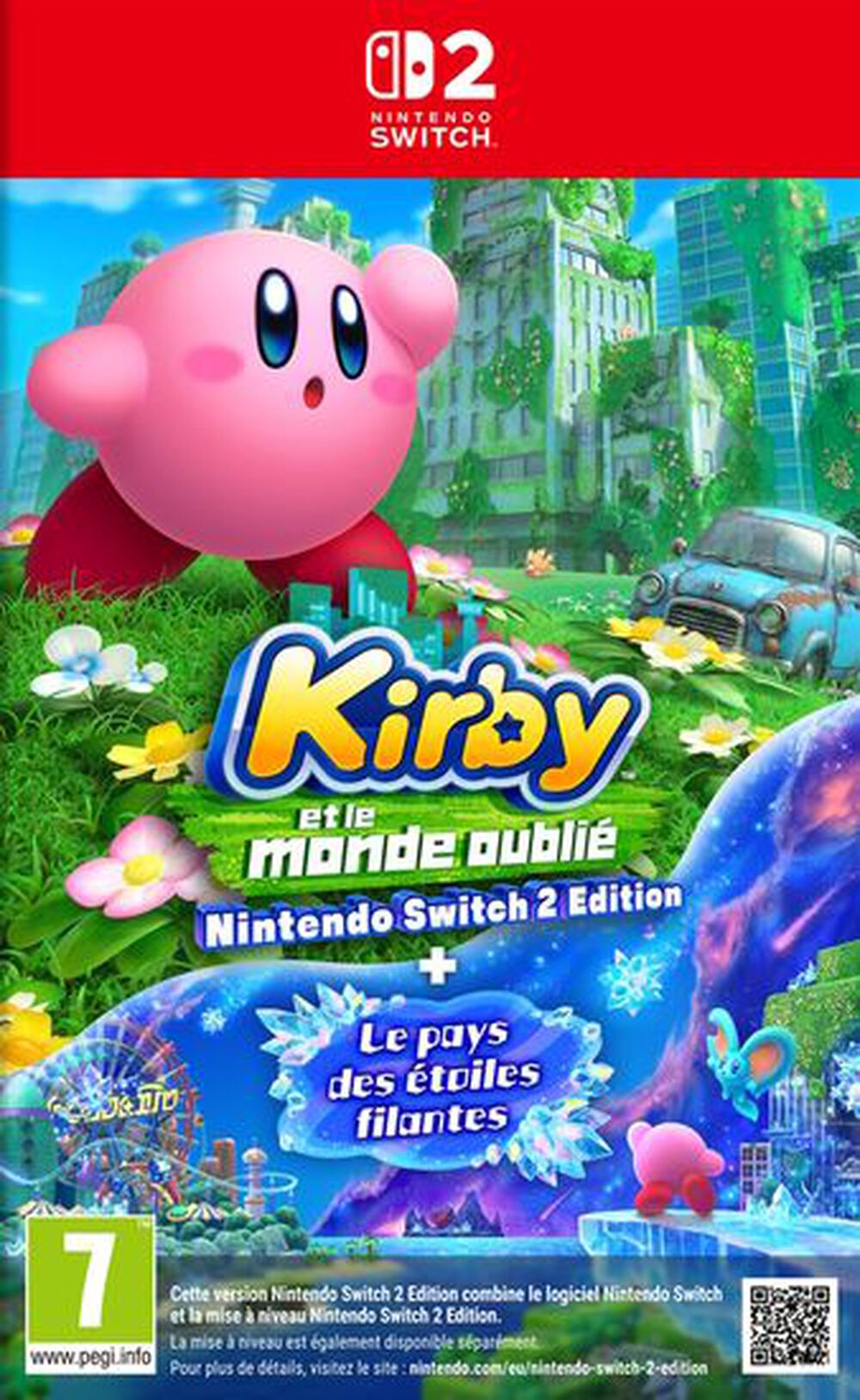 Kirby Et Le Monde Oublié Nintendo Switch 2 Edition + le Pays Des étoiles Filantes