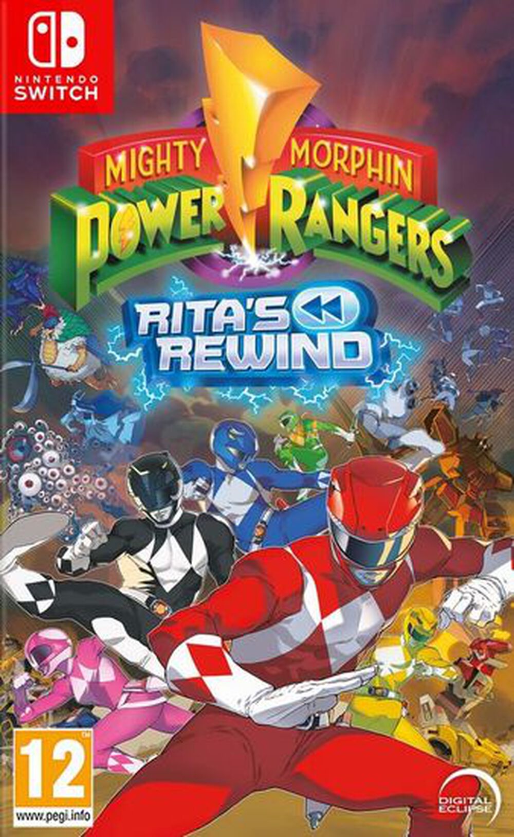 Digital Eclipse Mighty Morphin Power Rangers Rita'S Rewind - Occasion Switch