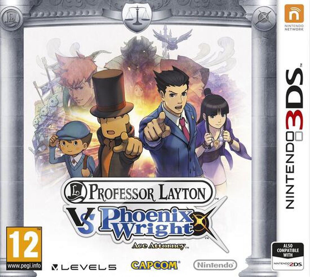 Professeur Layton Vs Phoenix Wright Ace Attorney - Occasion 3DS