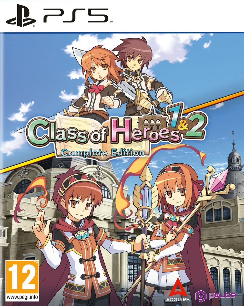Pochette avant du jeu Class Of Heroes 1 & 2 Complete Edition PS5