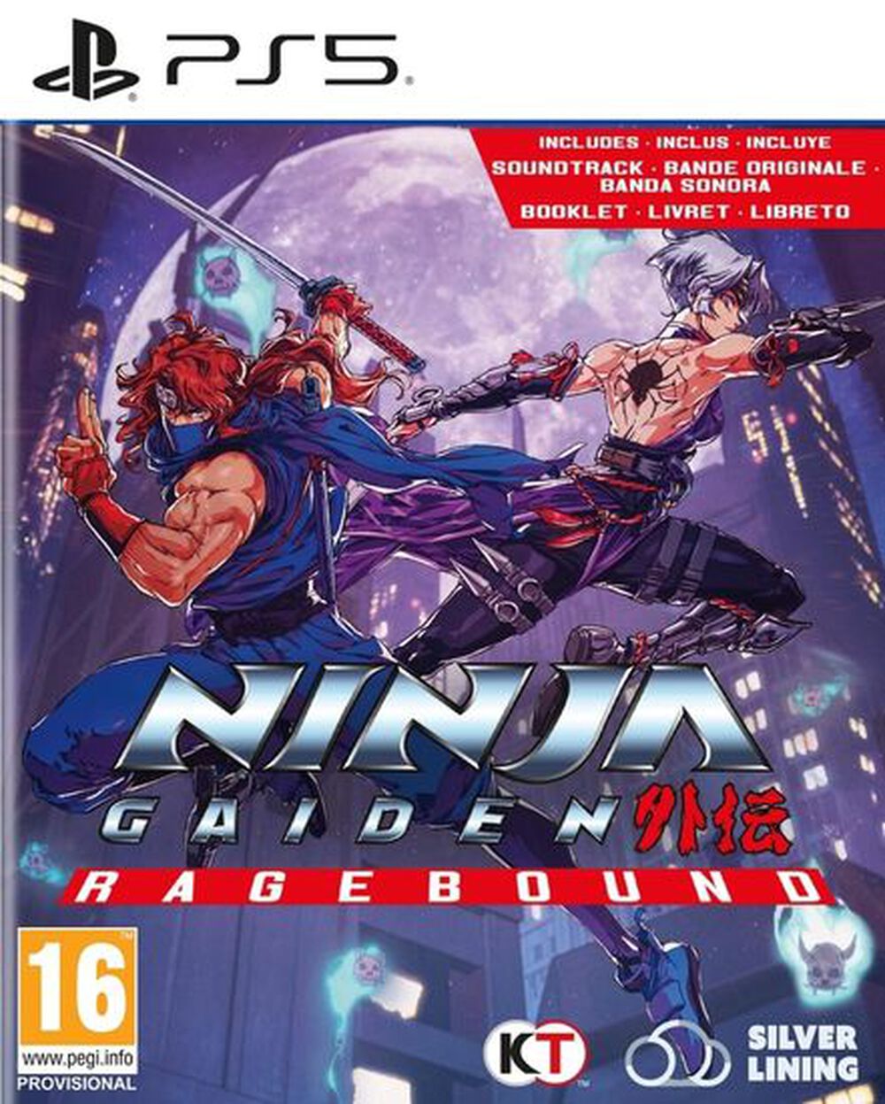 Pochette avant du jeu Ninja Gaiden Ragebound PS5