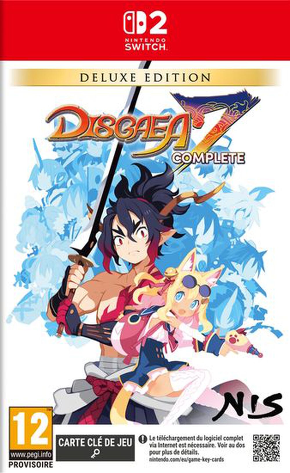Pochette avant du jeu Disgaea 7 Complete Deluxe Edition SWITCH 2