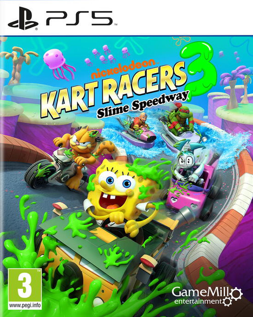 Nickelodeon Kart Racers 3 Slime Speedway 3 - Occasion PS5