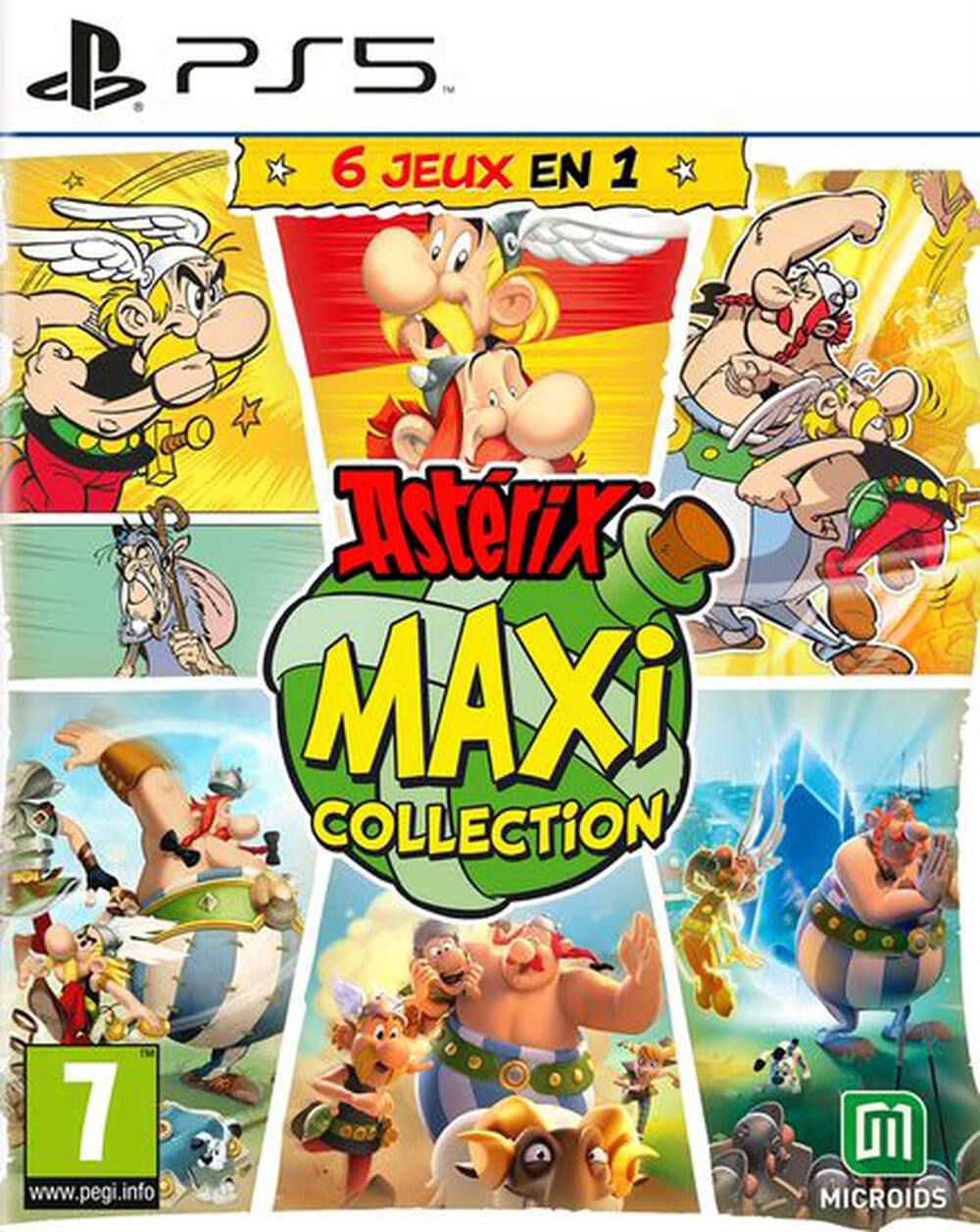 Pochette avant du jeu Asterix Maxi Collection (6 Jeux) PS5