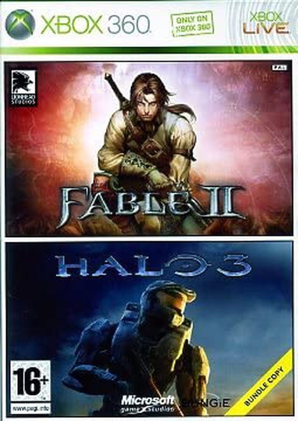 Bundle Fable 2 + Halo 3  Occasion Xbox360