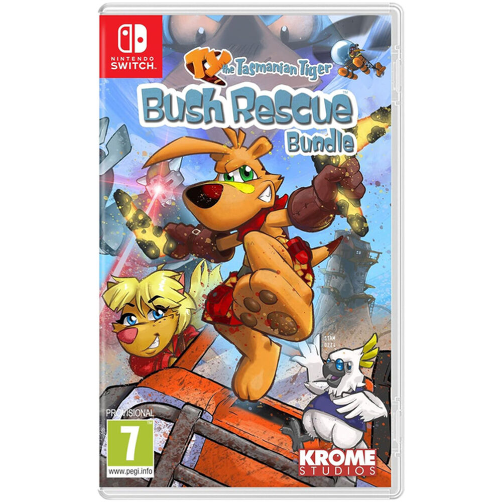 Pochette avant du jeu Ty The Tasmanian Tiger Bush Rescue Bundle Nintendo Switch