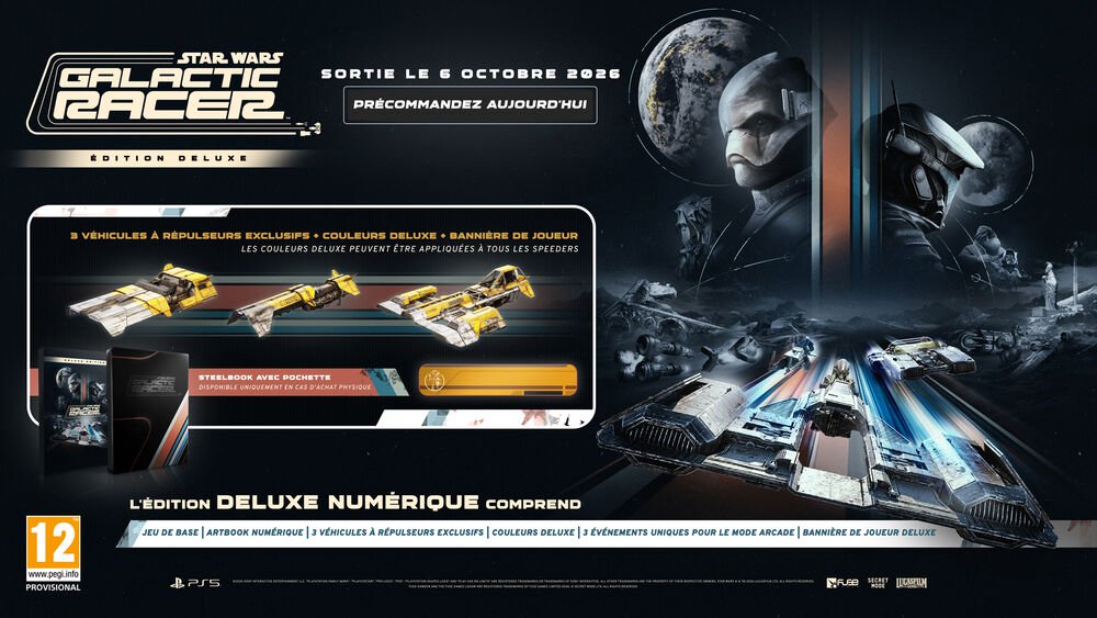 Star Wars Galactic Racer Deluxe Edition