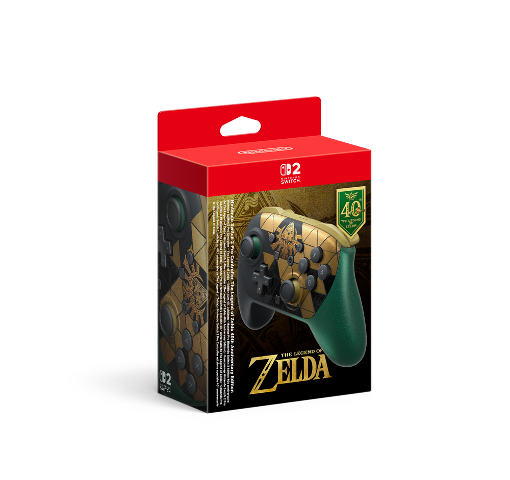 Manette Pro Nintendo Switch 2 Edition 40ème Anniversaire The Legend Of Zelda - Nintendo Switch 2 - Standard
